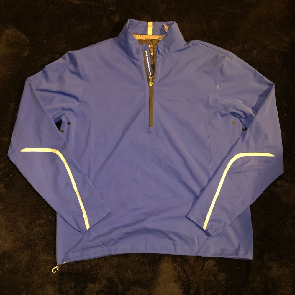 RLX Ralph Lauren Quarter-Zip Pullover with Reflective Trim